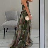 Giselle™ - Czarujące maxi sukienka w kwiatowy wzór