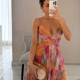 Giselle™ - Czarujące maxi sukienka w kwiatowy wzór