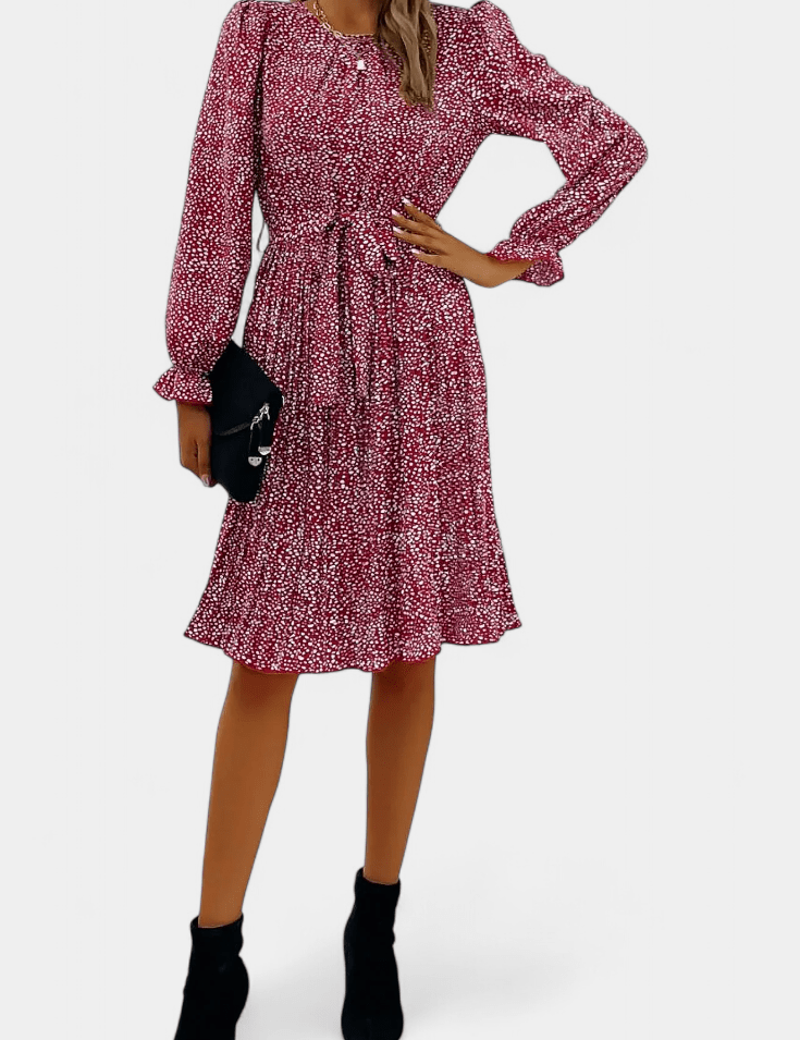 Agnes | Plisowana w panterkę