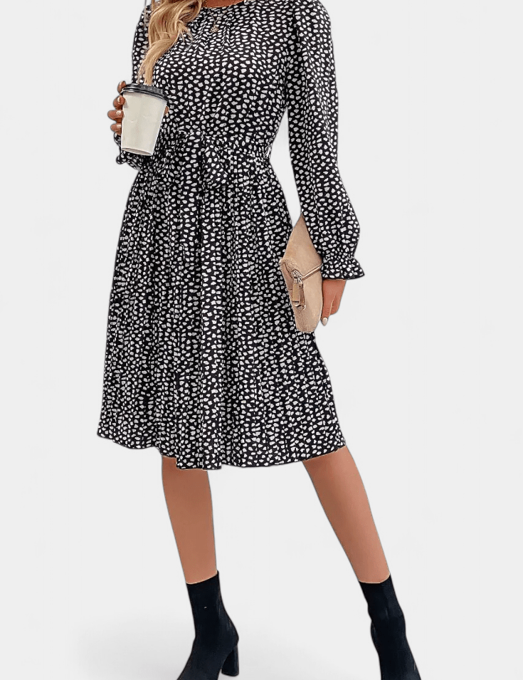 Agnes | Plisowana w panterkę