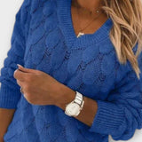 Agnes | Sweter z dekoltem w serek
