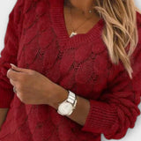 Agnes | Sweter z dekoltem w serek