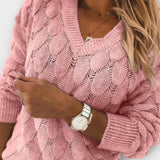 Agnes | Sweter z dekoltem w serek