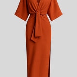 Astrid | Elegancka sukienka midi