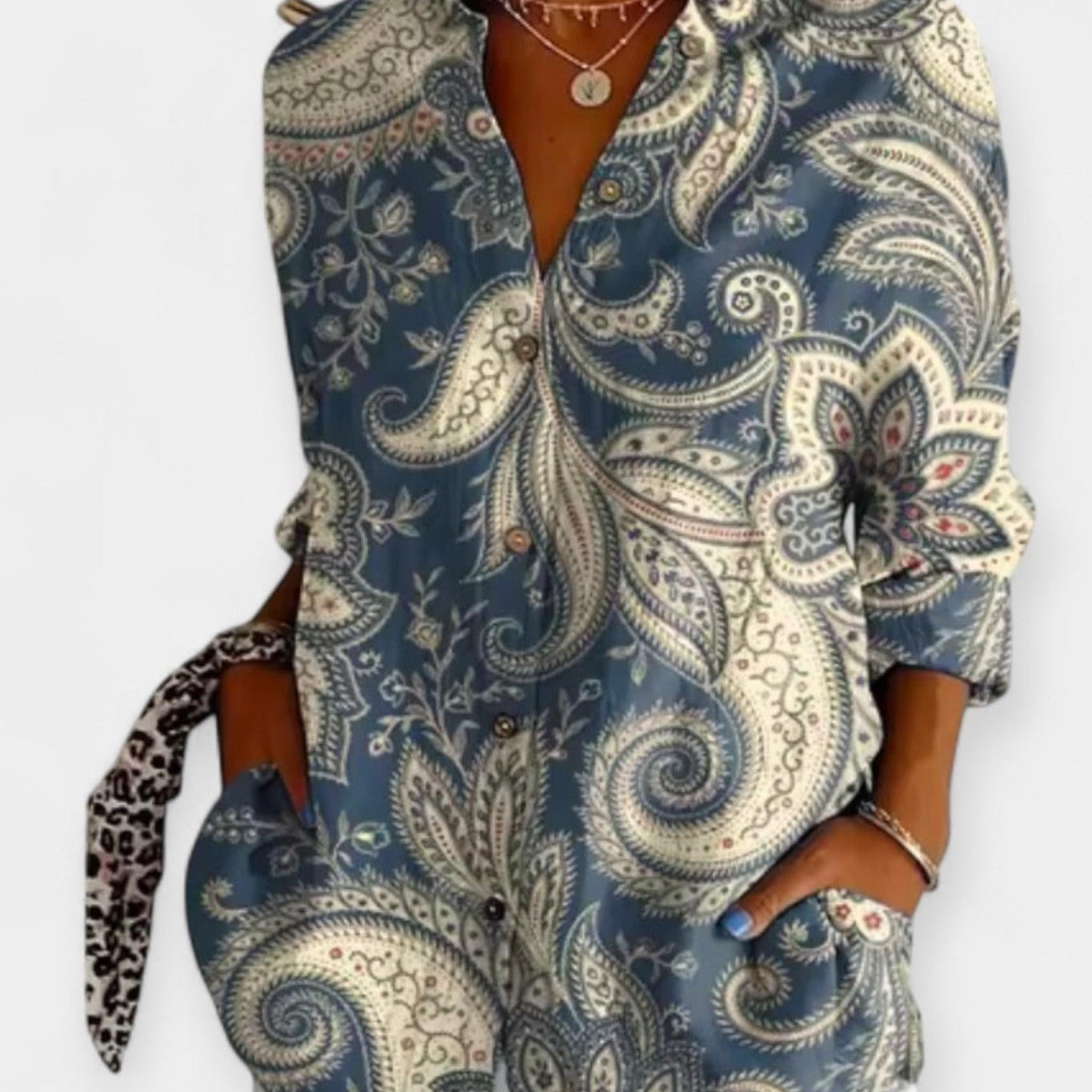 Frida | Koszula w Kwiatowy Wzór