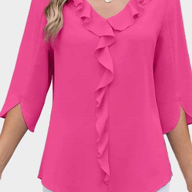 Helle | Bluzka z falbanami