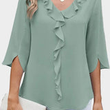 Helle | Bluzka z falbanami