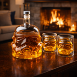 Butelka Whisky - Zestaw Butelki i Szklanek