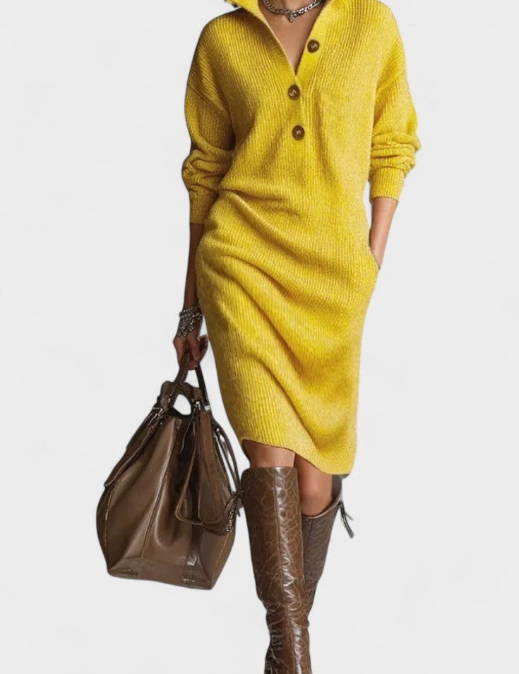 Kornelia™ | Elegancka Dzianinowa Sukienka