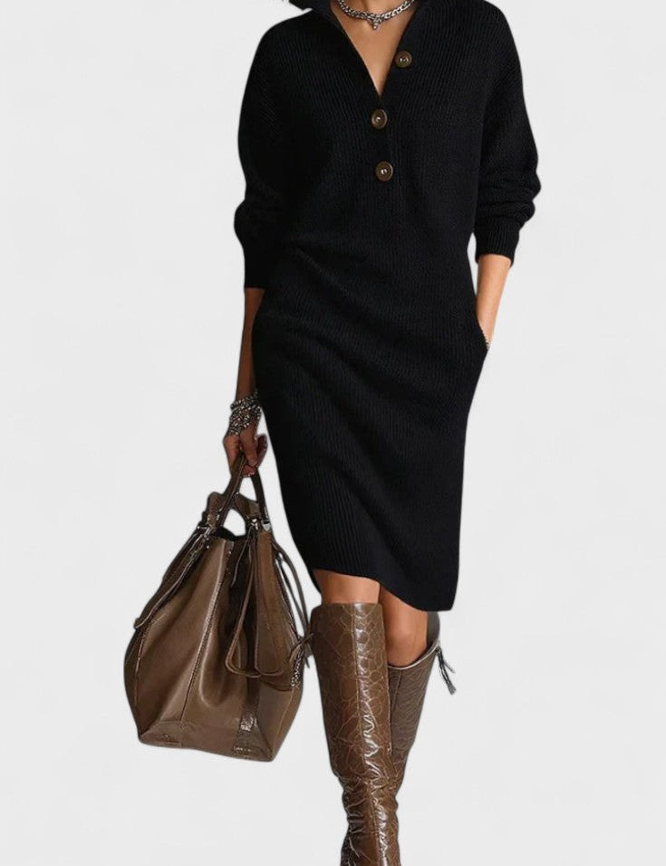Kornelia™ | Elegancka Dzianinowa Sukienka