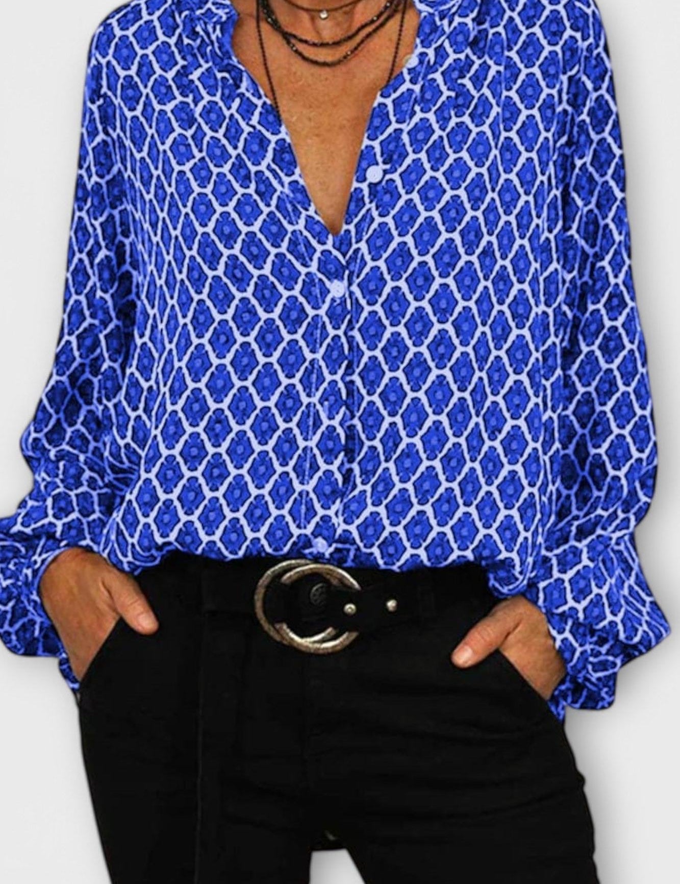 Pernille | Koszulka z dekoltem w serek