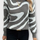 Rikke | Kwiatowy Sweter