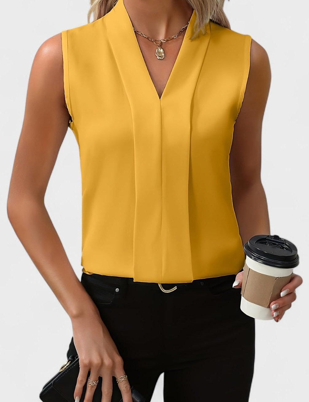 Rosa | Top z dekoltem w serek