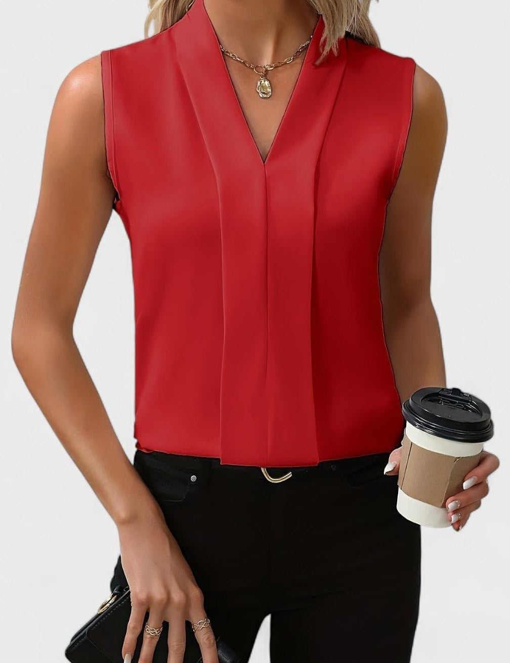 Rosa | Top z dekoltem w serek