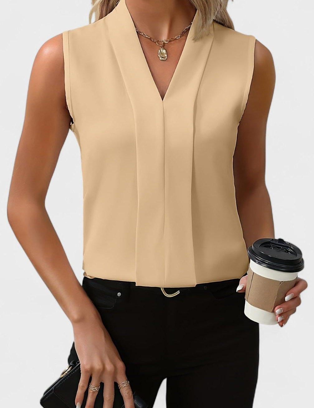 Rosa | Top z dekoltem w serek