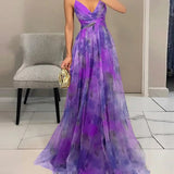 Giselle™ - Czarujące maxi sukienka w kwiatowy wzór