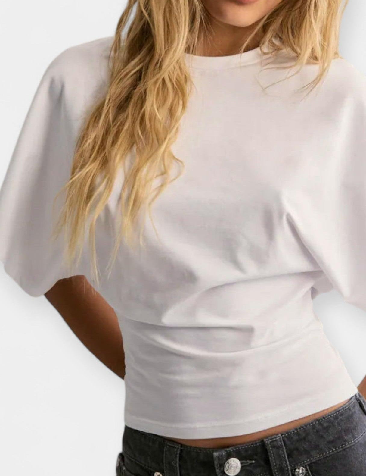 Sofia | T-shirt z Oversized Rękawami