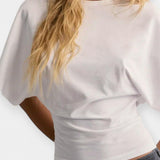 Sofia | T-shirt z Oversized Rękawami